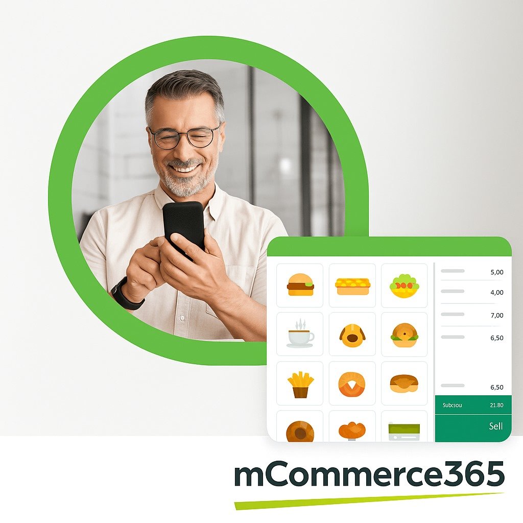 mCommerce365 offline order capture in a low-connectivity environment